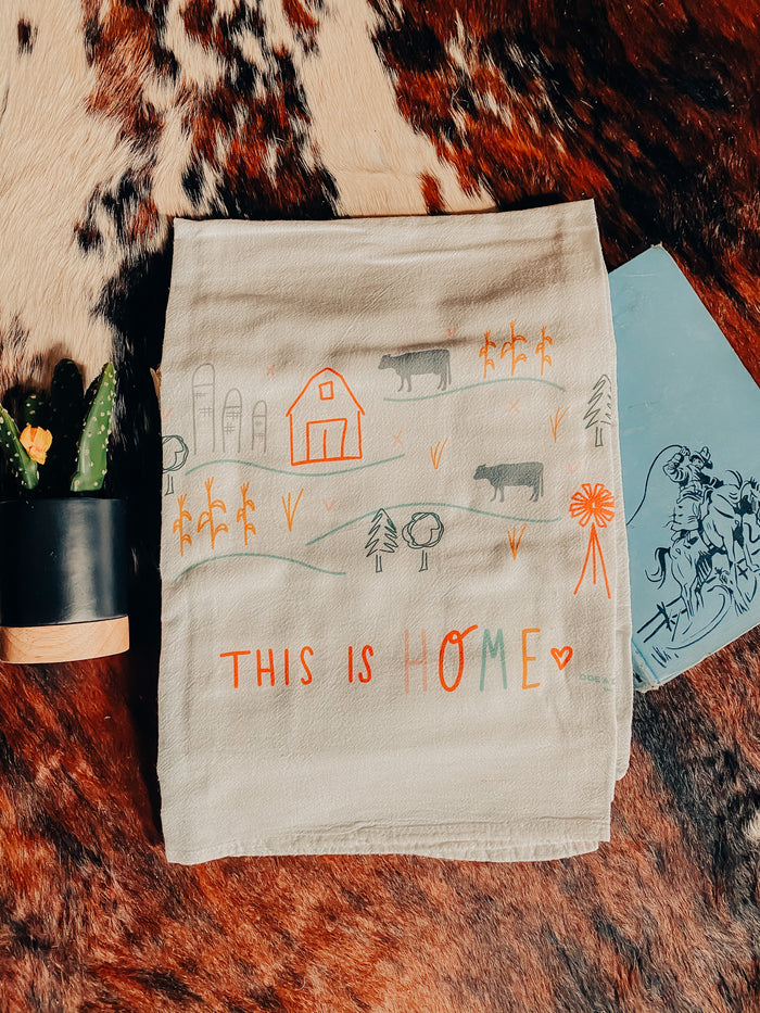 This Is Home Flour Sack Towel